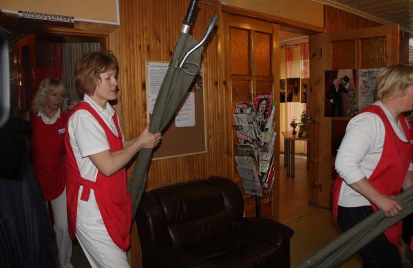 Jonavos globos namuose - ugniagesių pratybos