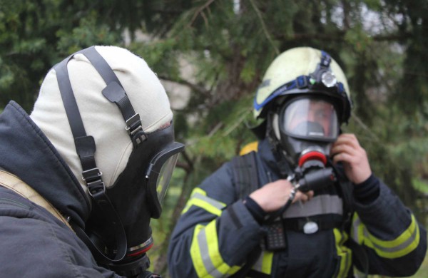 Jonavos globos namuose - ugniagesių pratybos