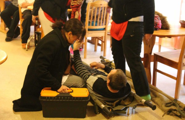 Jonavos globos namuose - ugniagesių pratybos