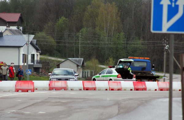 Avariją P.Vaičiūno gatvėje sukėlęs vairuotojas – neblaivus