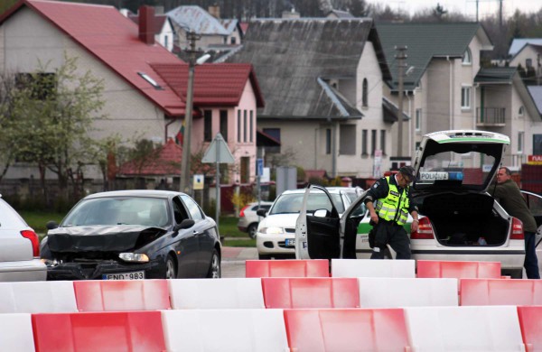 Avariją P.Vaičiūno gatvėje sukėlęs vairuotojas – neblaivus