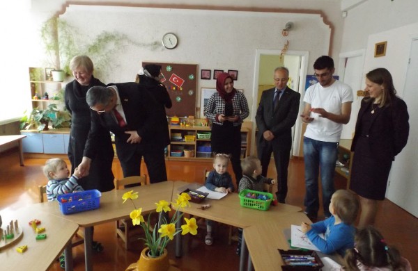 Lopšelyje darželyje „Saulutė“ – svečiai iš Turkijos
