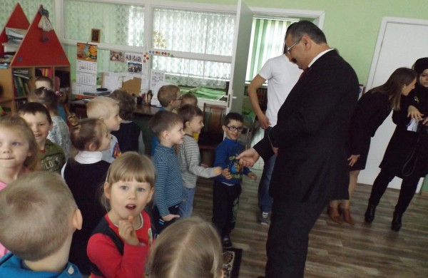 Lopšelyje darželyje „Saulutė“ – svečiai iš Turkijos