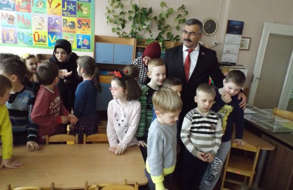 Lopšelyje darželyje „Saulutė“ – svečiai iš Turkijos