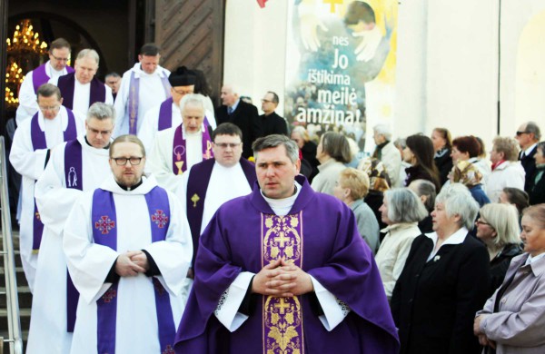 Į paskutinę kelionę išlydėtas kunigas V. A. Pranckietis