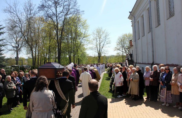 Į paskutinę kelionę išlydėtas kunigas V. A. Pranckietis
