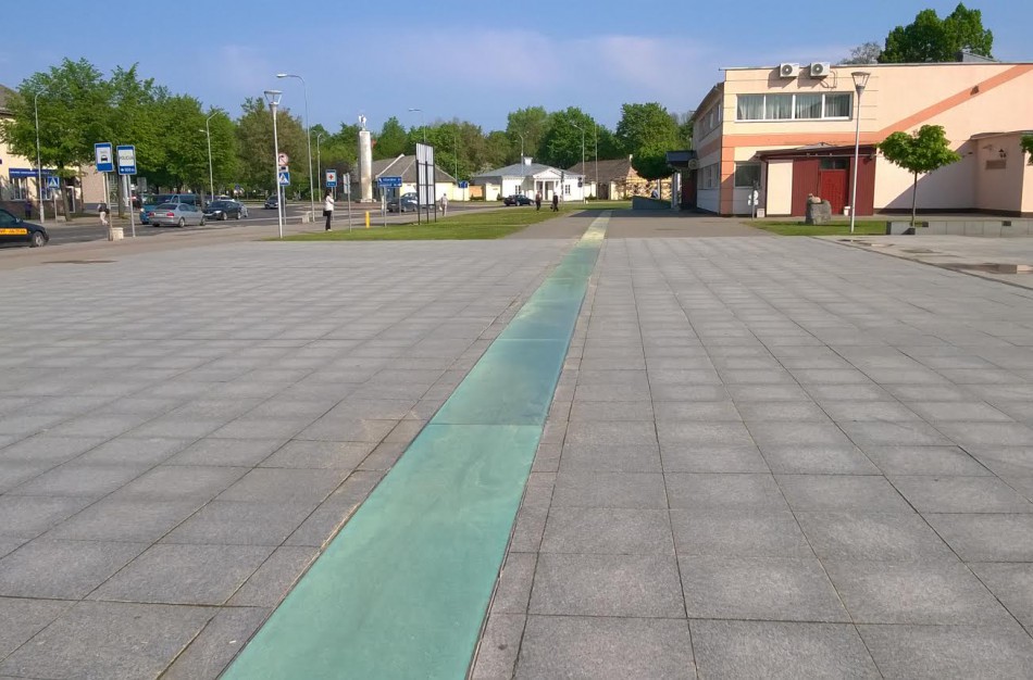 Sąjūdžio aikštėje bus keičiamas šviesos takas