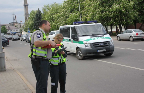 Miesto centre susidūrė du automobiliai