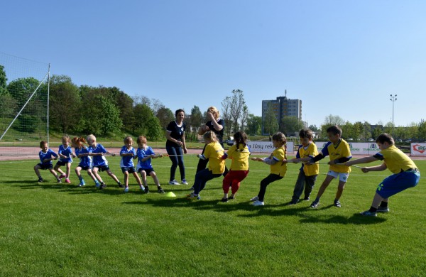 Mažieji ugdytiniai – „futboliuko“ turnyre