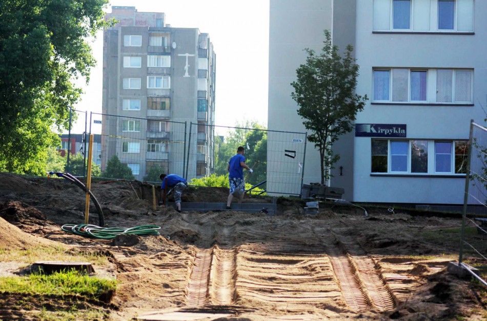 Naujasis Jonažolių skveras pražys spalvingais augalais, bus sukurtos erdvės ir poilsiui