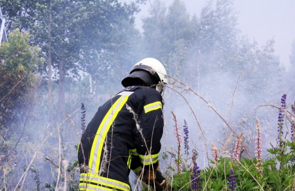 Degančią žolę gesino sustiprintos gelbėtojų pajėgos