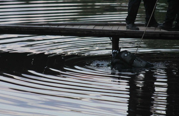 Šveicarijoje narai ieško galimai nuskendusio žmogaus