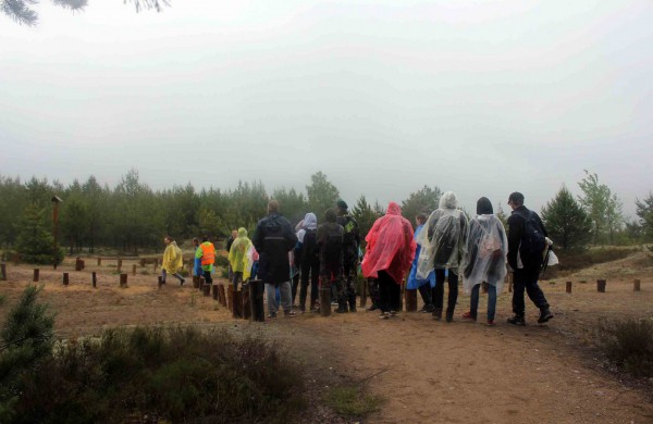 Apleistoje raketų bazėje žygeiviai ieškojo istorijos pėdsakų 