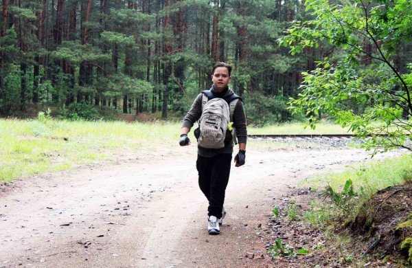 Apleistoje raketų bazėje žygeiviai ieškojo istorijos pėdsakų 