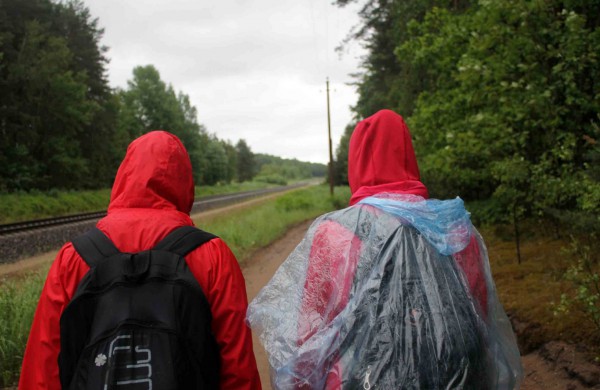 Apleistoje raketų bazėje žygeiviai ieškojo istorijos pėdsakų 