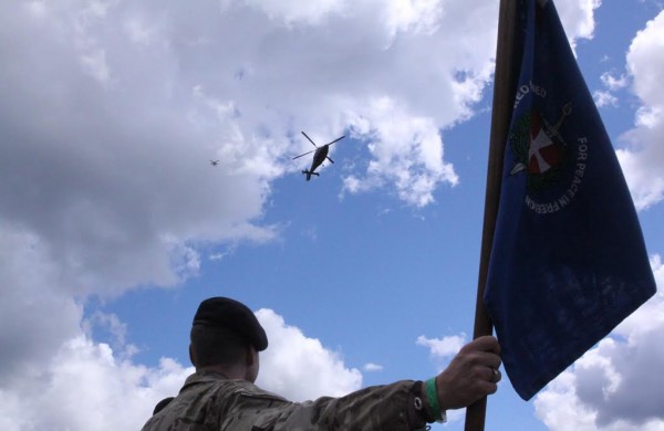 Rukloje pakilo „Iron Wolf 2016“ pratybų vėliava – paskelbta pratybų pradžia