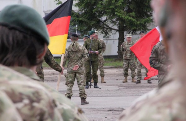 Rukloje pakilo „Iron Wolf 2016“ pratybų vėliava – paskelbta pratybų pradžia