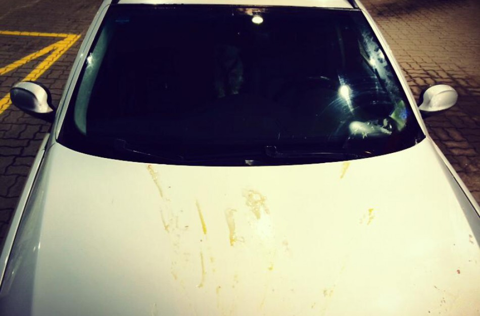 Po šventės Šveicarijoje kiaušiniais apmėtytas R.Kirilkino automobilis