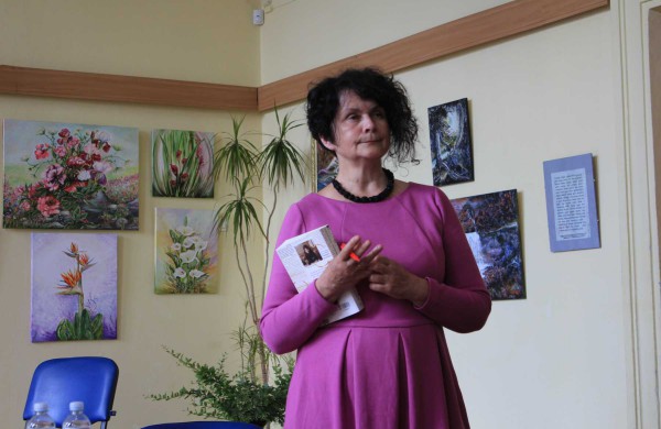 Su jonaviečiais susitiko rašytoja ir žurnalistė Audronė Urbonaitė