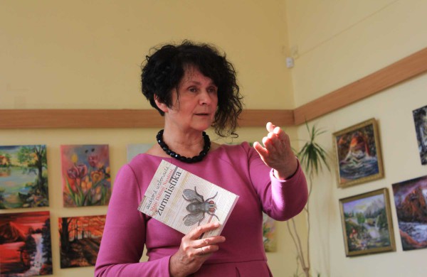 Su jonaviečiais susitiko rašytoja ir žurnalistė Audronė Urbonaitė