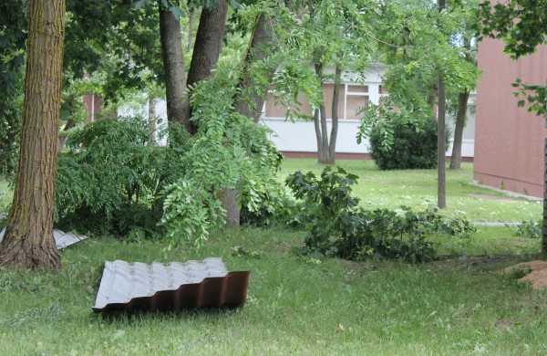 Tarnybos šalina vėtros padarinius, dalis gyventojų liko be elektros ir vandens