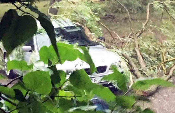 Tarnybos šalina vėtros padarinius, dalis gyventojų liko be elektros ir vandens