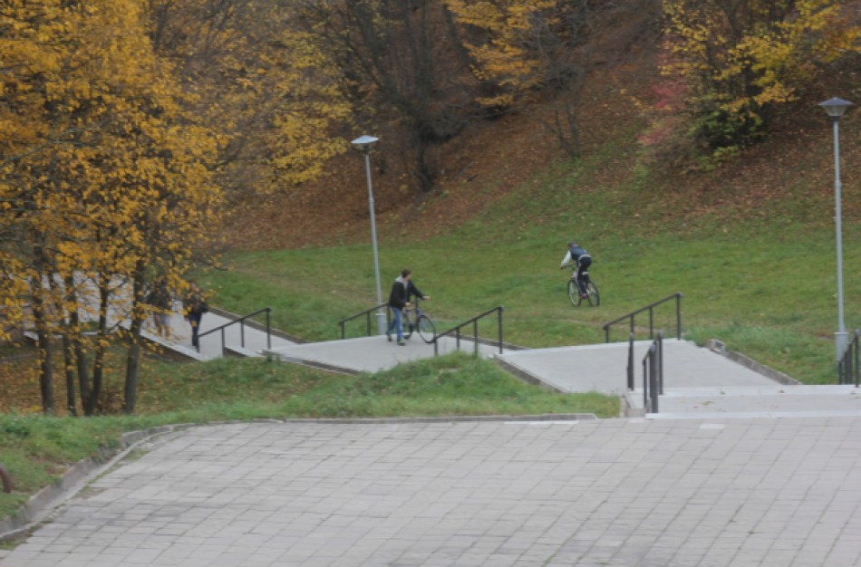 Rimkų laiptai tapo nesaugūs?