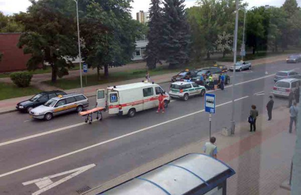 Miesto centre – avarija, nukentėjo vaikas