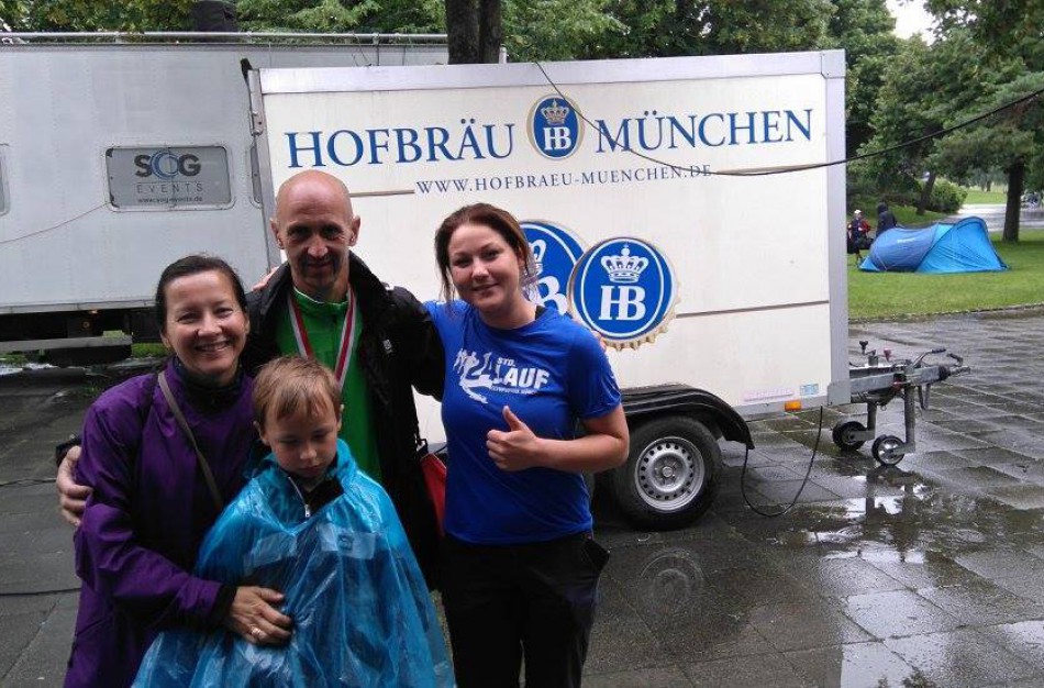 Įspūdinga jonaviečio ištvermė: per parą ir naktį lyjant lietui nubėgo 204 kilometrus