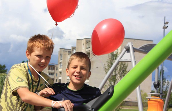 A.Kulviečio gatvėje atidaryta nauja vaikų žaidimų aikštelė