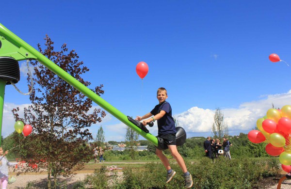 A.Kulviečio gatvėje atidaryta nauja vaikų žaidimų aikštelė