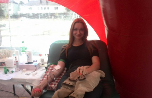  O Jūs ar jau aukojote kraujo?