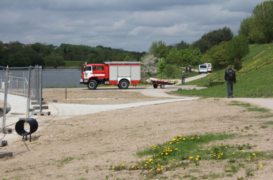Nelaimė prie Varnutės tvenkinio - nuskendo žmogus