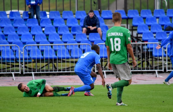 Įvarčių ir lietaus gausoje – „Lietavos“ pergalė