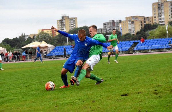 Įvarčių ir lietaus gausoje – „Lietavos“ pergalė