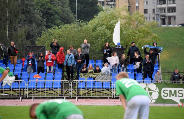 Įvarčių ir lietaus gausoje – „Lietavos“ pergalė