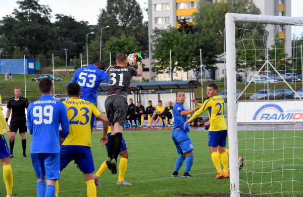 Įspūdingai vartus gynęs Giedrius Kvedaras komandos nuo nesėkmės neišgelbėjo