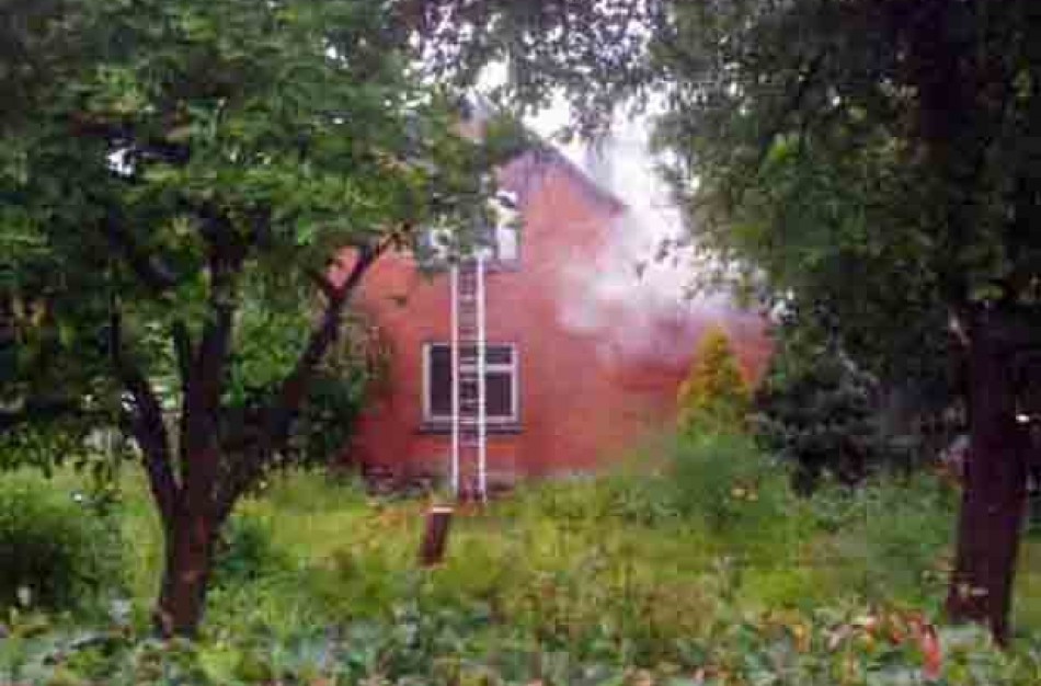 Per gaisrą nukentėjo žmogus