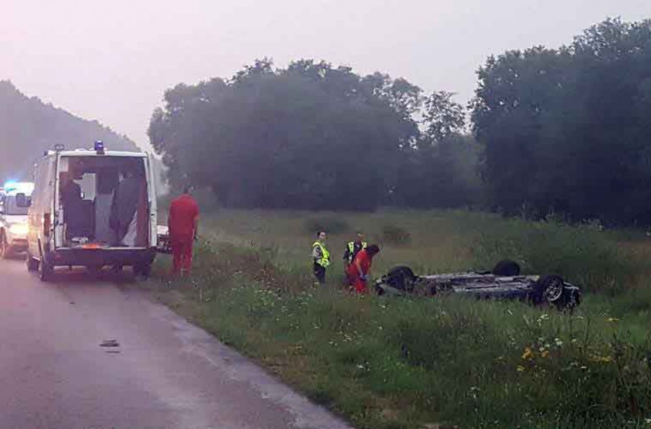 Nelaimė kelyje: veždami sergantį augintinį jonaviečiai pateko į avariją
