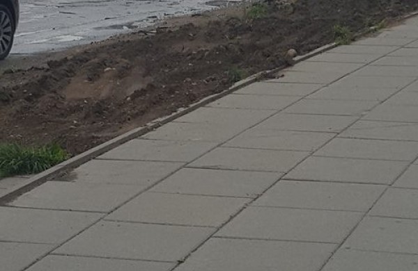 Remontuojamoje gatvėje – dviejų automobilių kaktomuša