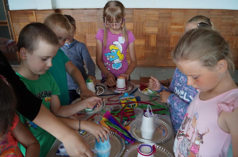 Stovykloje vaikai keliavo aplink pasaulį