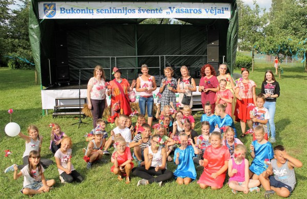 Bukonių seniūnijoje -  šventė "Vasaros vėjai"