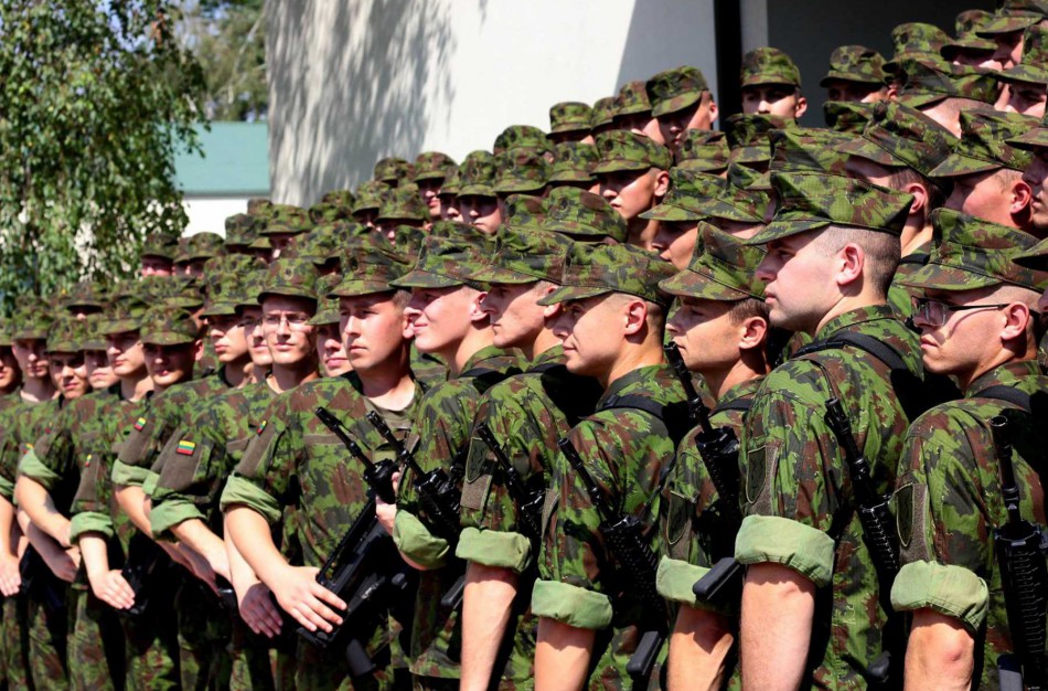 Rukloje Lietuvos Respublikai prisiekė 150 nuolatinės privalomosios pradinės karo tarnybos karių