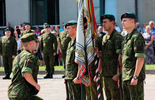 Rukloje Lietuvos Respublikai prisiekė 150 nuolatinės privalomosios pradinės karo tarnybos karių