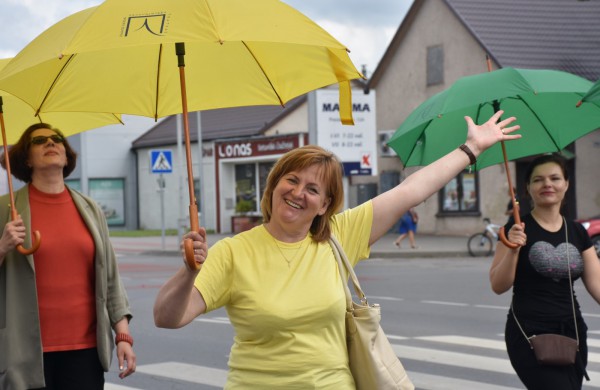Jonavos gimtadienį plovęs lietus šventinės nuotaikos nesugadino