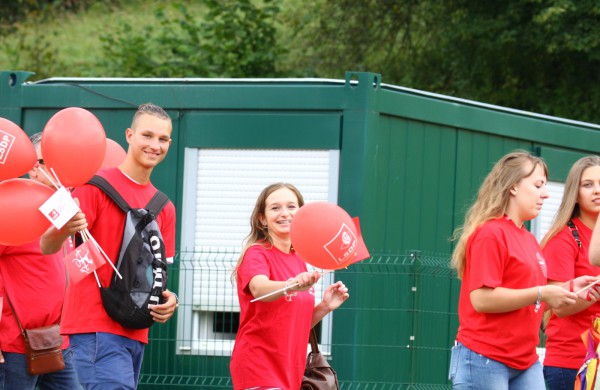 Jonavos gimtadienį plovęs lietus šventinės nuotaikos nesugadino