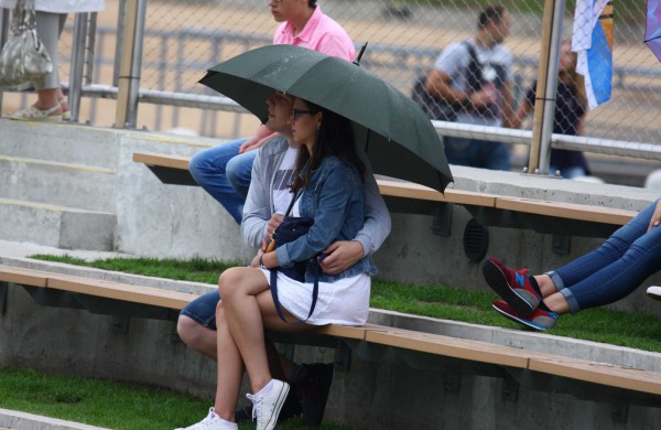 Jonavos gimtadienį plovęs lietus šventinės nuotaikos nesugadino