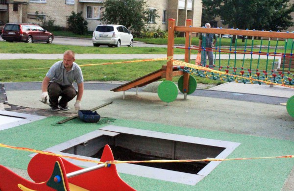 Sugadinti batutai keičiami naujais