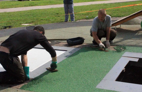 Sugadinti batutai keičiami naujais