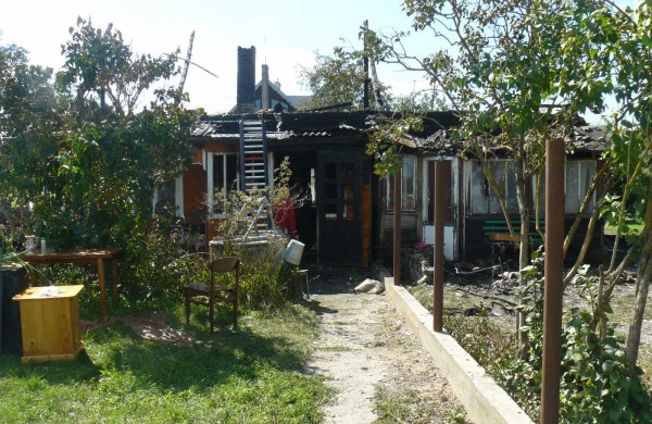 Kalnėnuose degė gyvenamasis namas